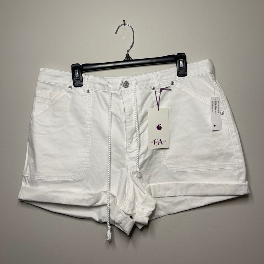 Gloria Vanderbilt White Women's Cargo Shorts